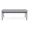 Lesro Newport 2 Seat Bench, 45 in W 21 in L 18.5 in H NP2001 - alternate 1